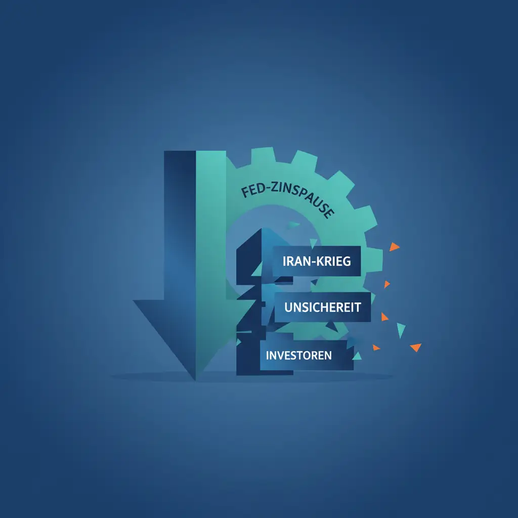 Fed-Zinspause: Iran-Krieg und Unsicherheit belasten Investoren