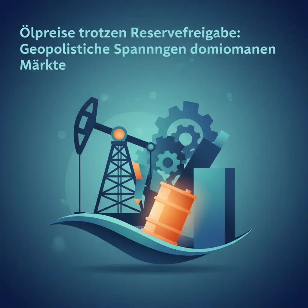 Ölpreise trotzen Reservefreigabe: Geopolitische Spannungen dominieren Märkte