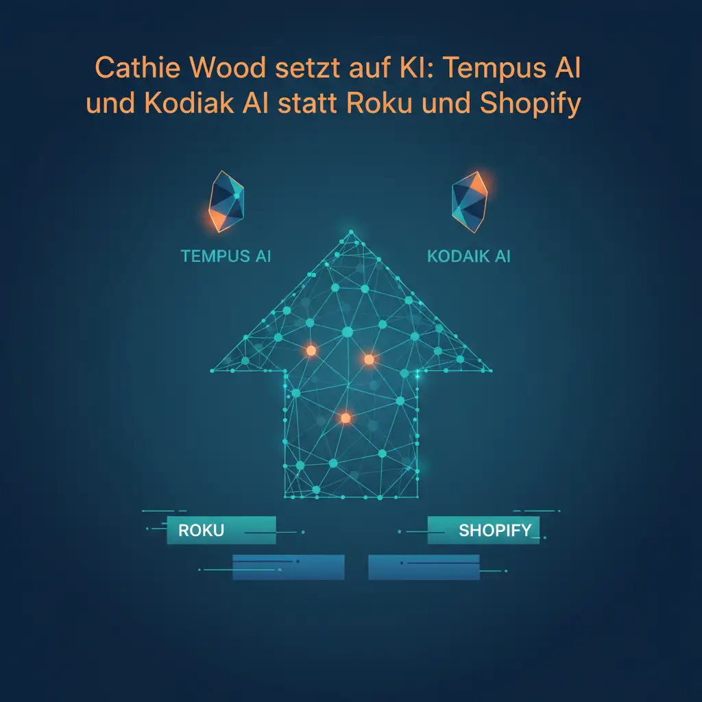 Cathie Wood setzt auf KI: Tempus AI und Kodiak AI statt Roku und Shopify