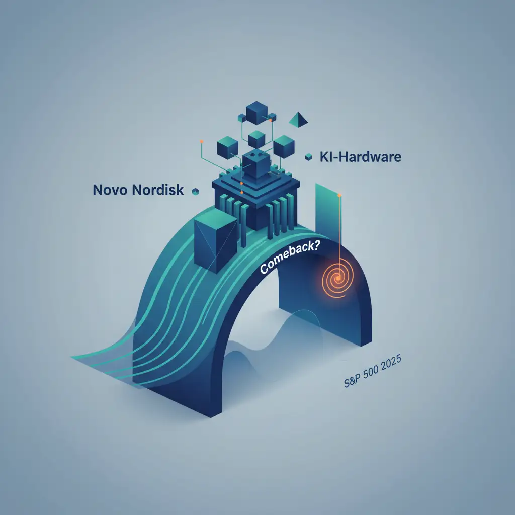 KI-Hardware dominiert S&P 500 2025; Novo Nordisk vor Comeback?