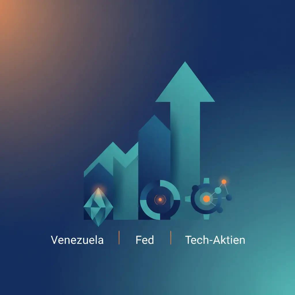US-Aktienfutures steigen: Venezuela, Fed und Tech-Aktien im Fokus