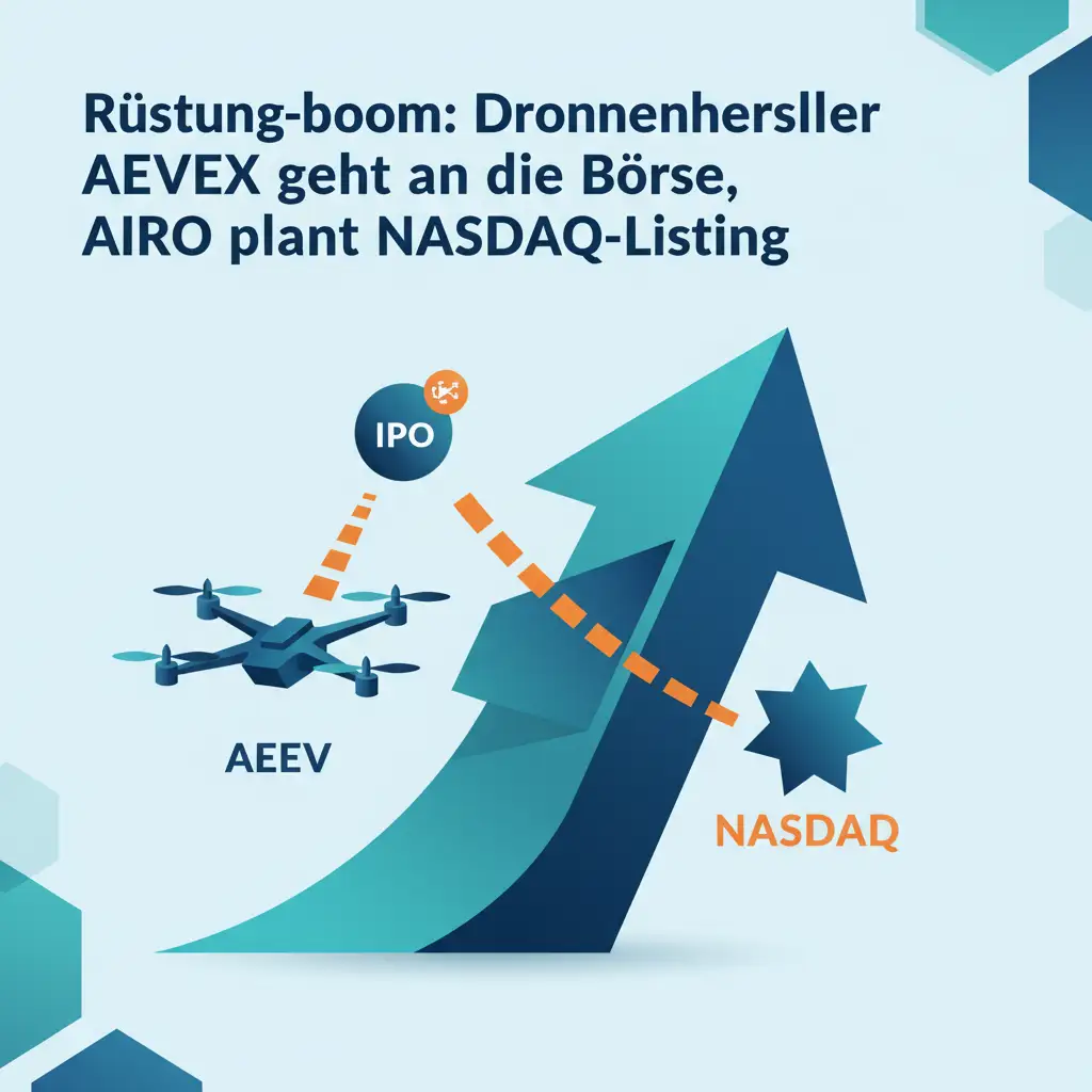 Rüstungsboom: Drohnenhersteller AEVEX geht an die Börse, AIRO plant NASDAQ-Listing