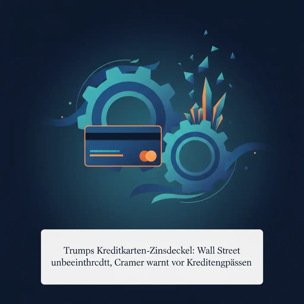 Trumps Kreditkarten-Zinsdeckel: Wall Street unbeeindruckt, Cramer warnt vor Kreditengpässen