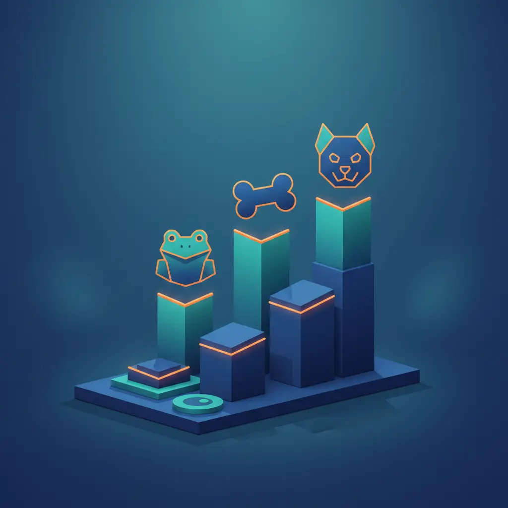 Memecoins im Aufwind: Pepe, Bonk und Dogecoin verzeichnen deutliche Zuwächse