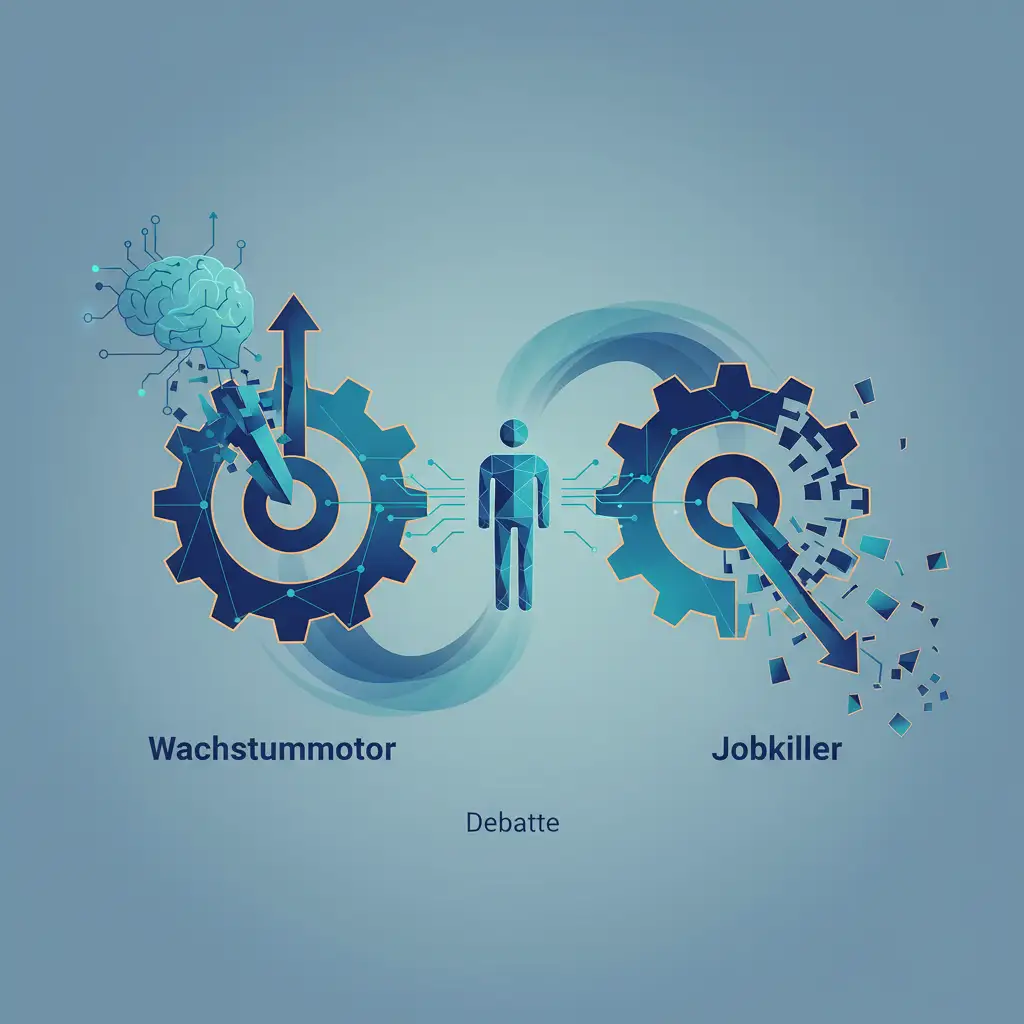 KI und Wissensarbeit: Wachstumsmotor oder Jobkiller? Eine Debatte