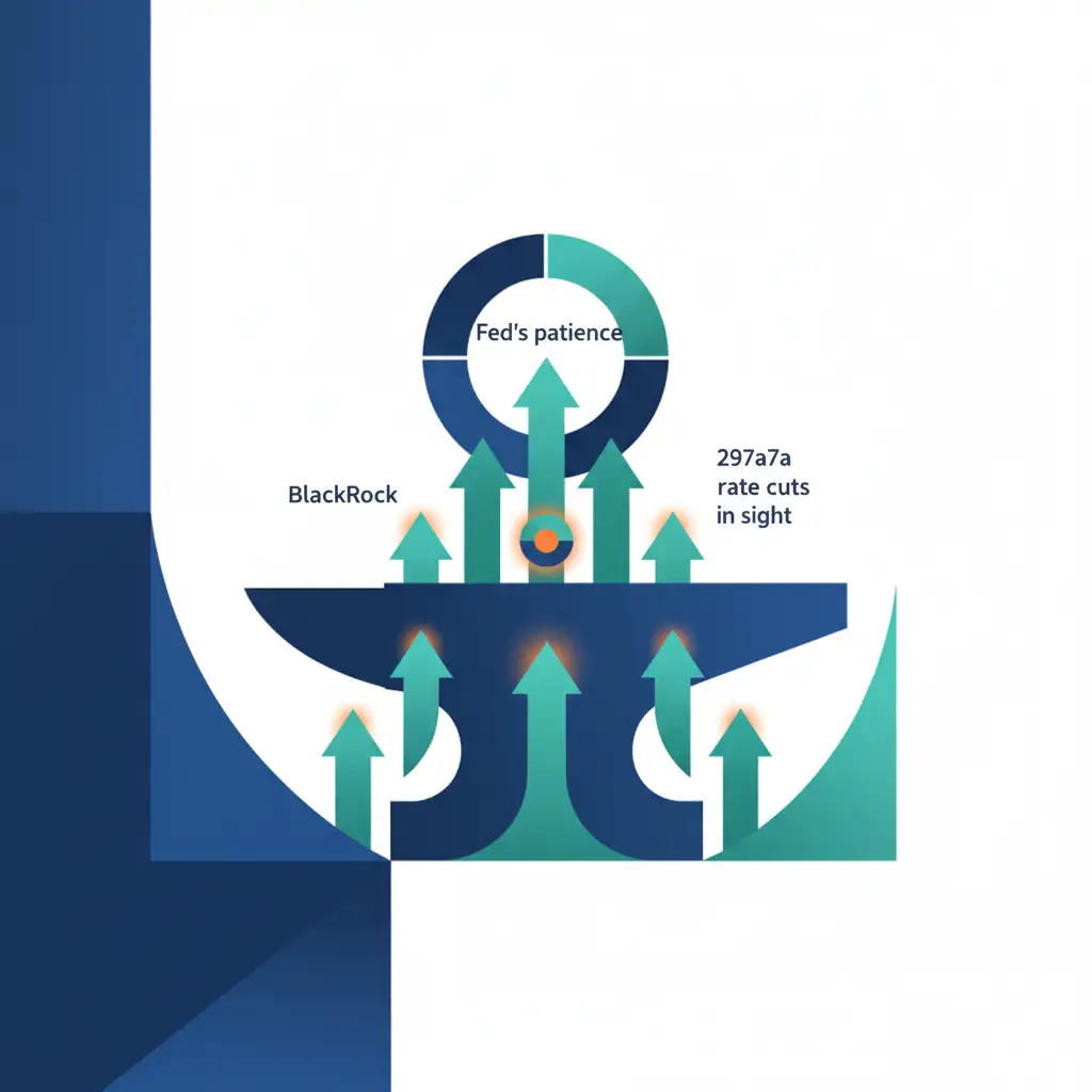 BlackRock: Fed-Geduld trotz Marktturbulenzen gerechtfertigt – Zinssenkungen im Blick