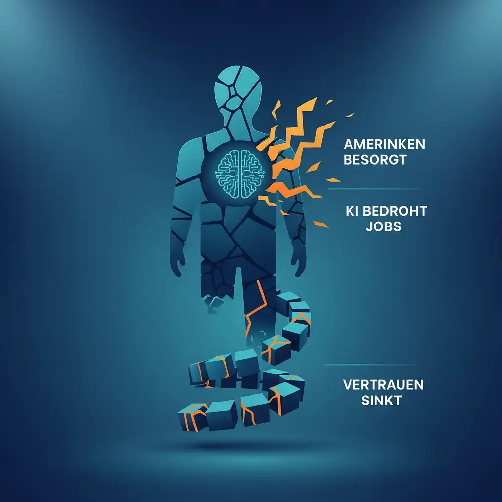 Amerikaner besorgt: KI bedroht Jobs, Vertrauen sinkt trotz Nutzung