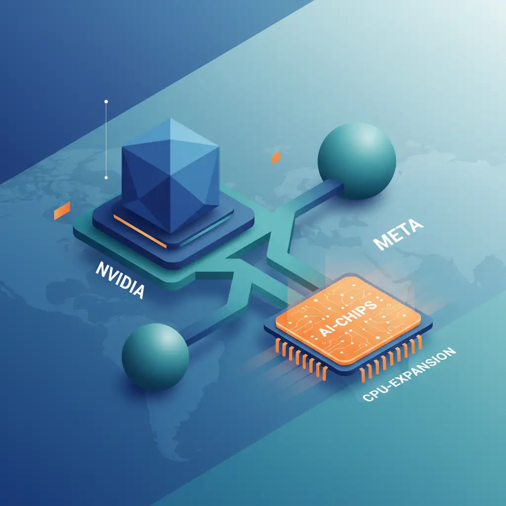 Nvidia sichert Milliarden-Deal mit Meta: KI-Chips und CPU-Expansion