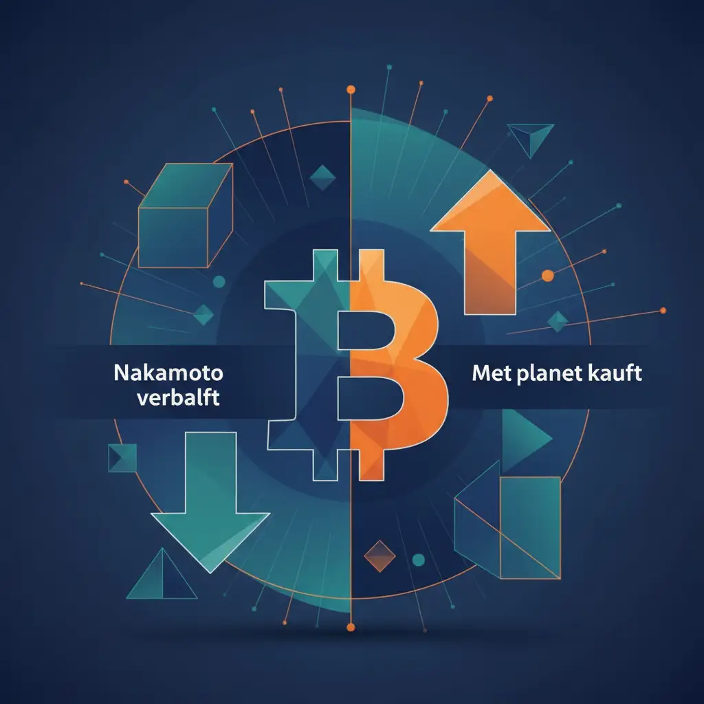 Digital Asset Treasuries: Nakamoto verkauft, Metaplanet kauft Bitcoin