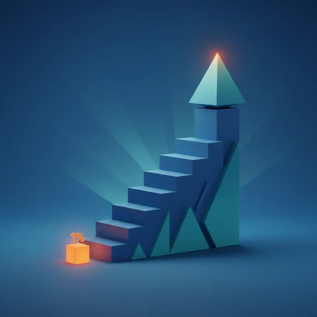 Steven Bartletts 1%-Regel: Wie kleine Schritte zu großem Erfolg führen