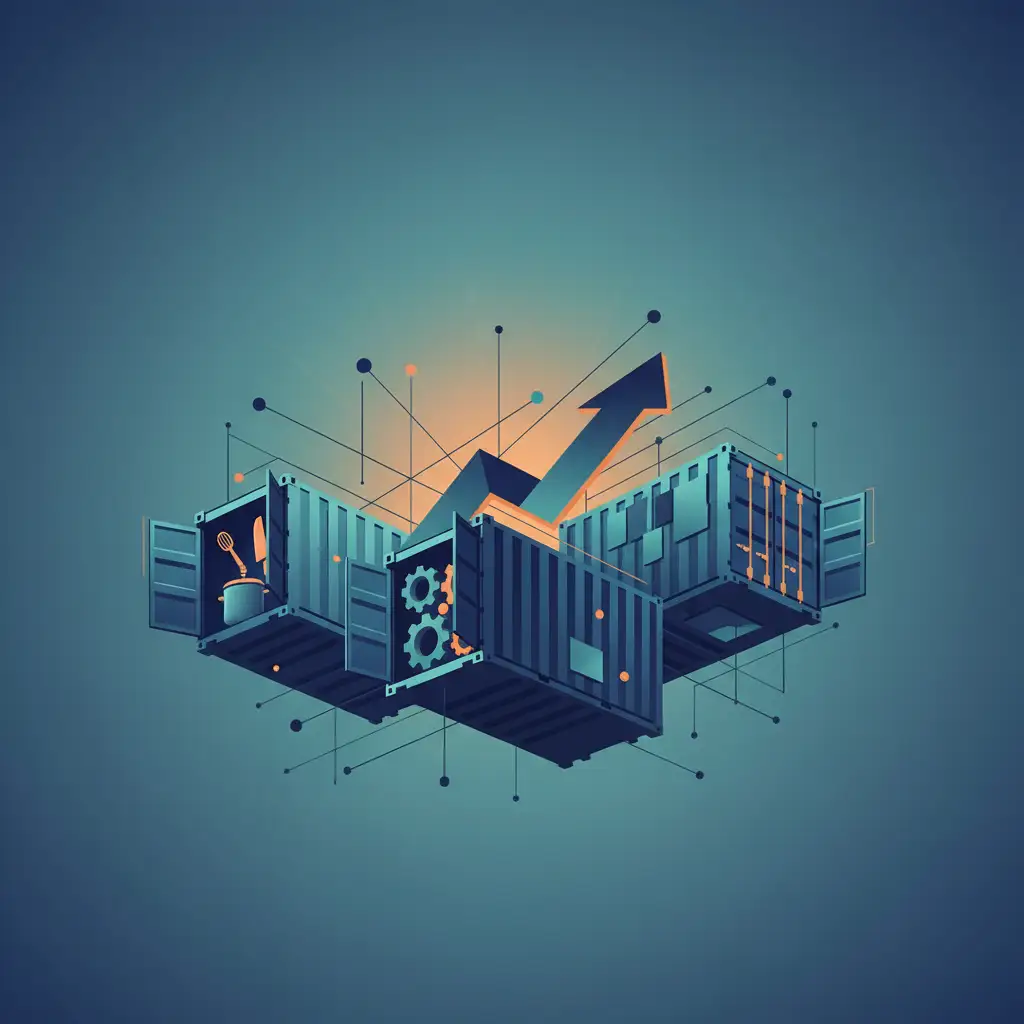 Schiffscontainer in der Gastronomie: Skalierung, Kostenersparnis und Flexibilität
