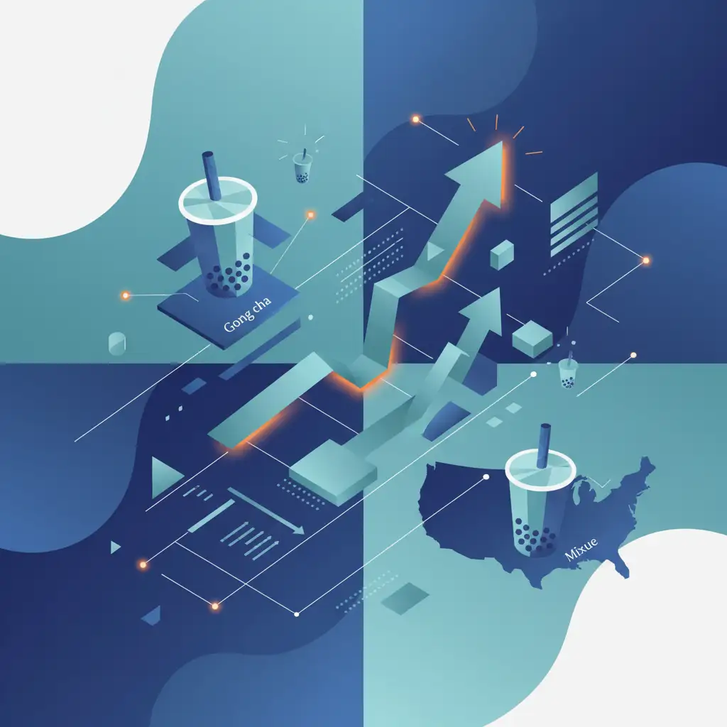 Bubble Tea Giganten: Gong Chas Strategie und Mixues US-Eroberung