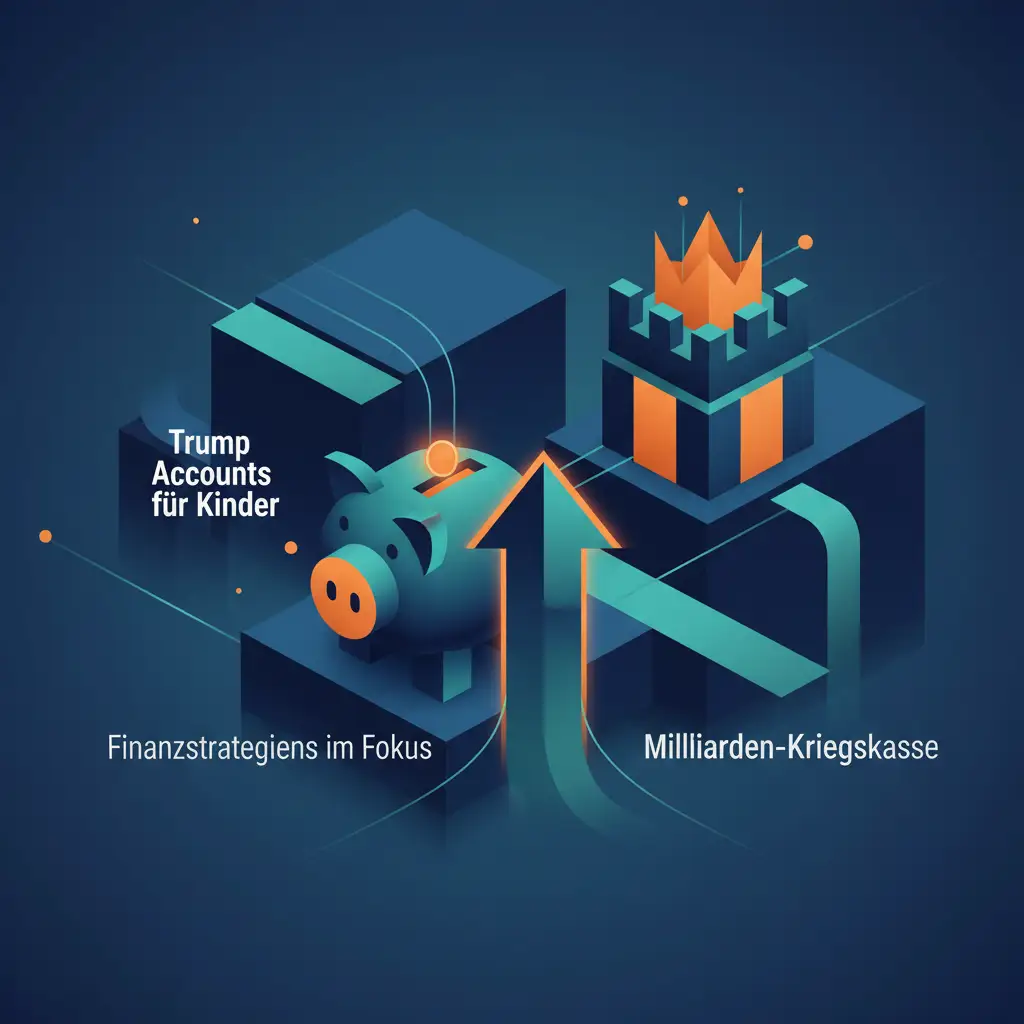 Trump Accounts für Kinder und Milliarden-Kriegskasse: Finanzstrategien im Fokus
