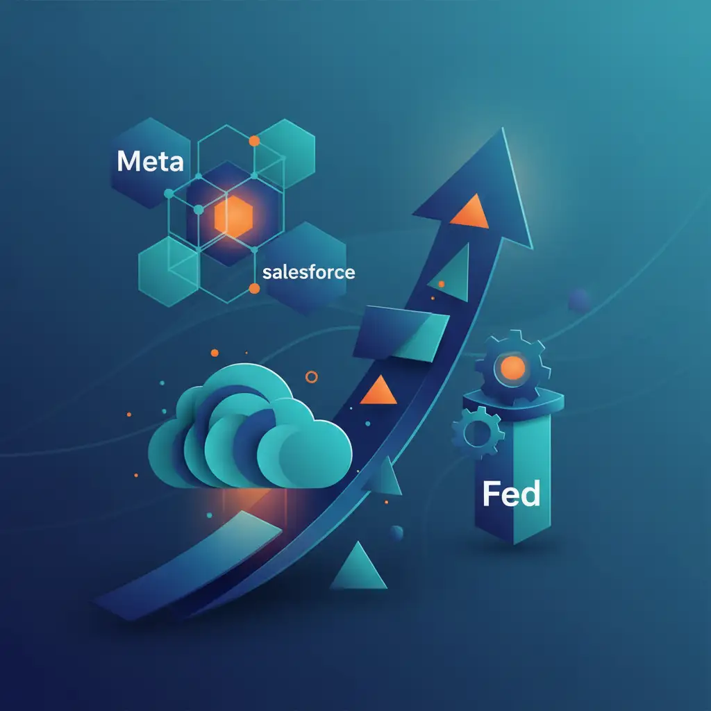 US-Aktienmärkte legen zu: Meta, Salesforce und die Fed im Fokus