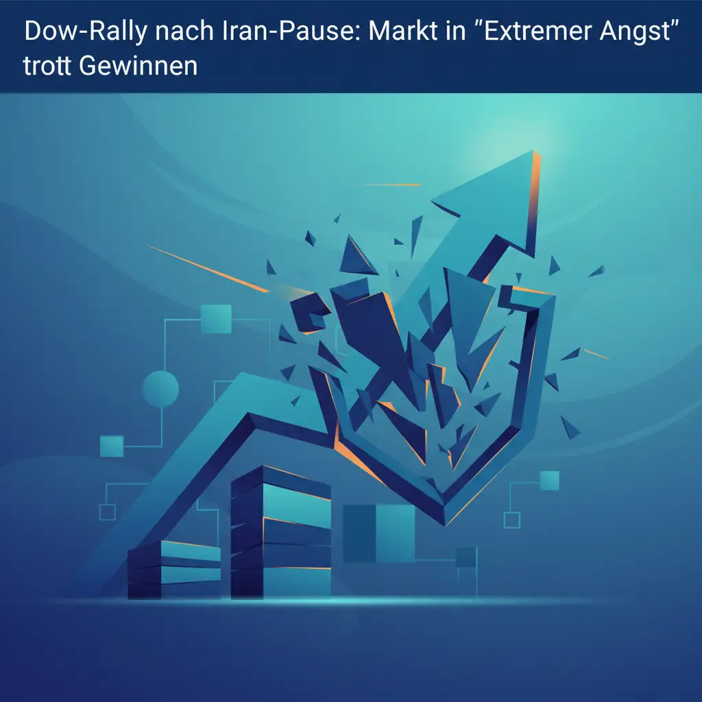 Dow-Rally nach Iran-Pause: Markt in "Extremer Angst" trotz Gewinnen