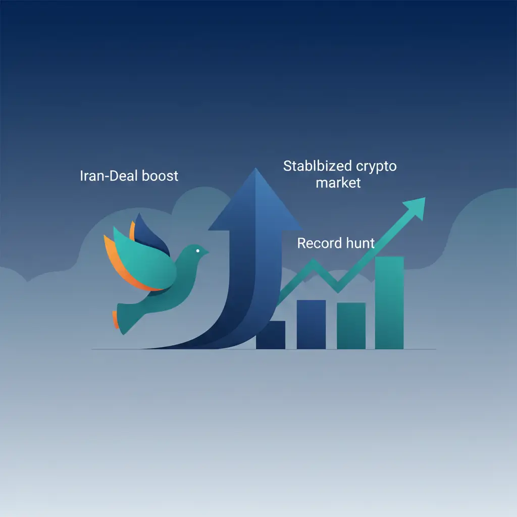 Kryptomarkt stabilisiert sich, Aktien auf Rekordjagd – Iran-Deal beflügelt