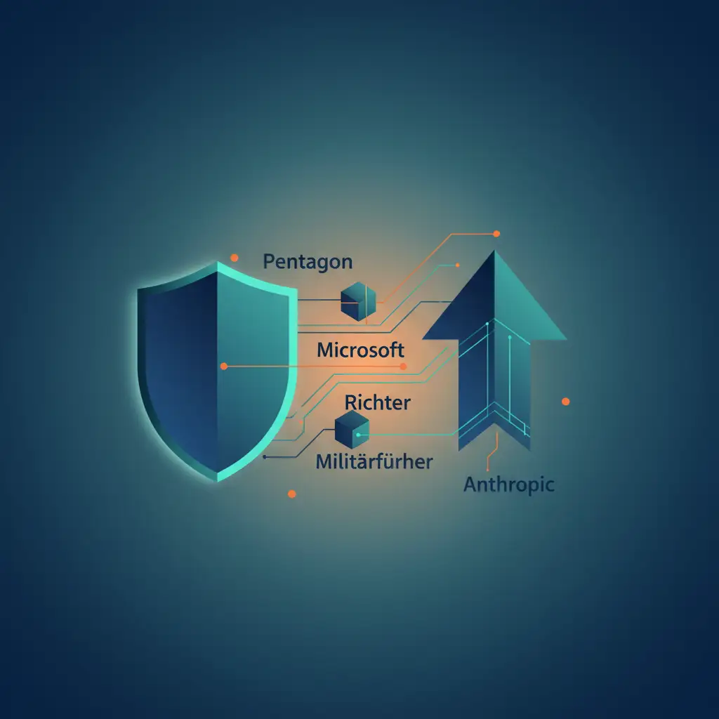 Anthropic vs. Pentagon: Richter, Microsoft und Militärführer unterstützen KI-Firma