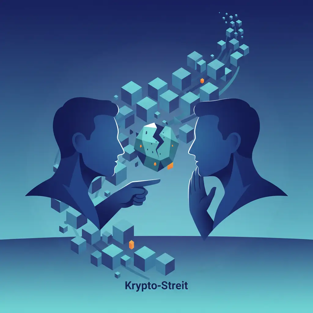 Krypto-Streit: Hoskinson kritisiert Ripple-CEO Garlinghouse wegen CLARITY Act