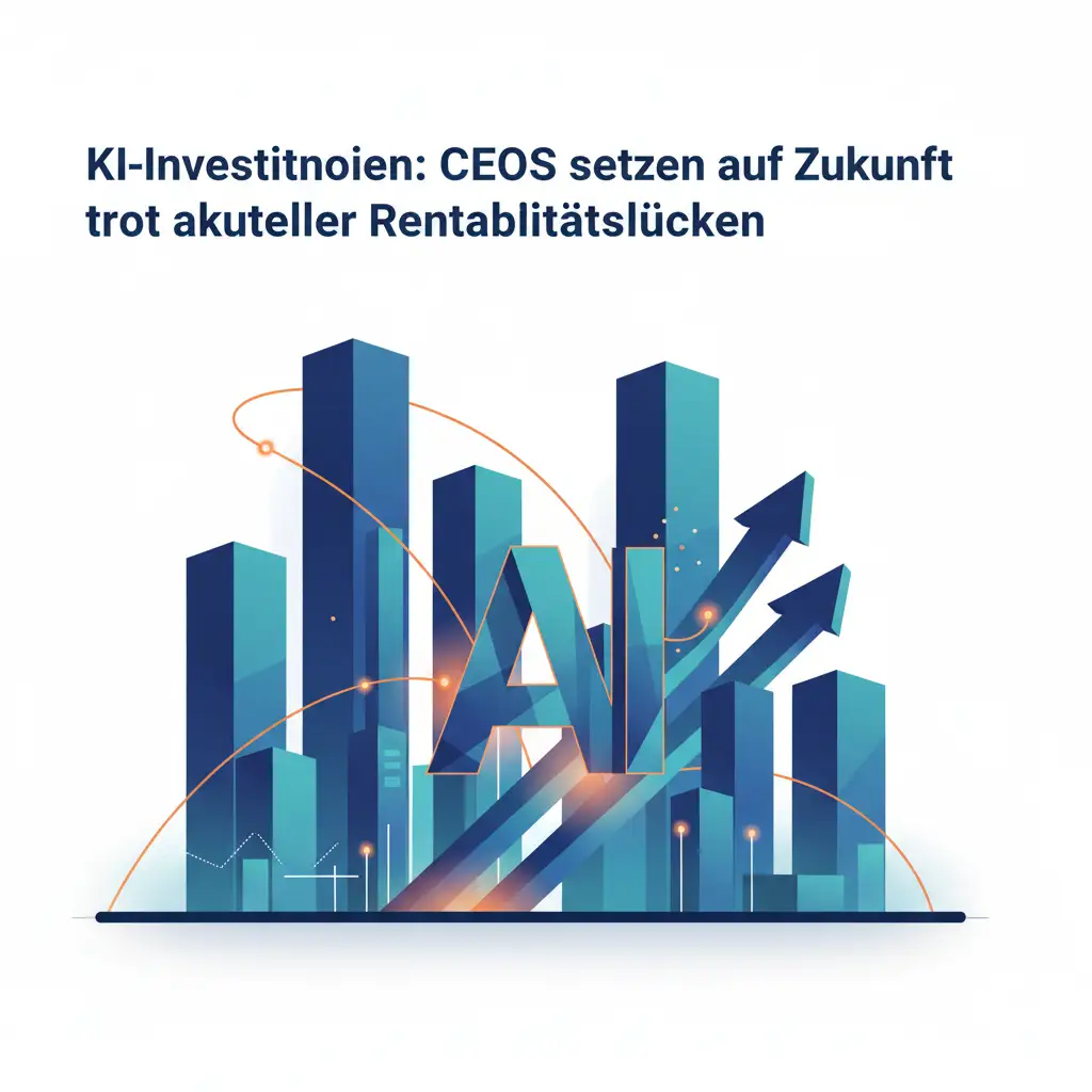 KI-Investitionen: CEOs setzen auf Zukunft trotz aktueller Rentabilitätslücken
