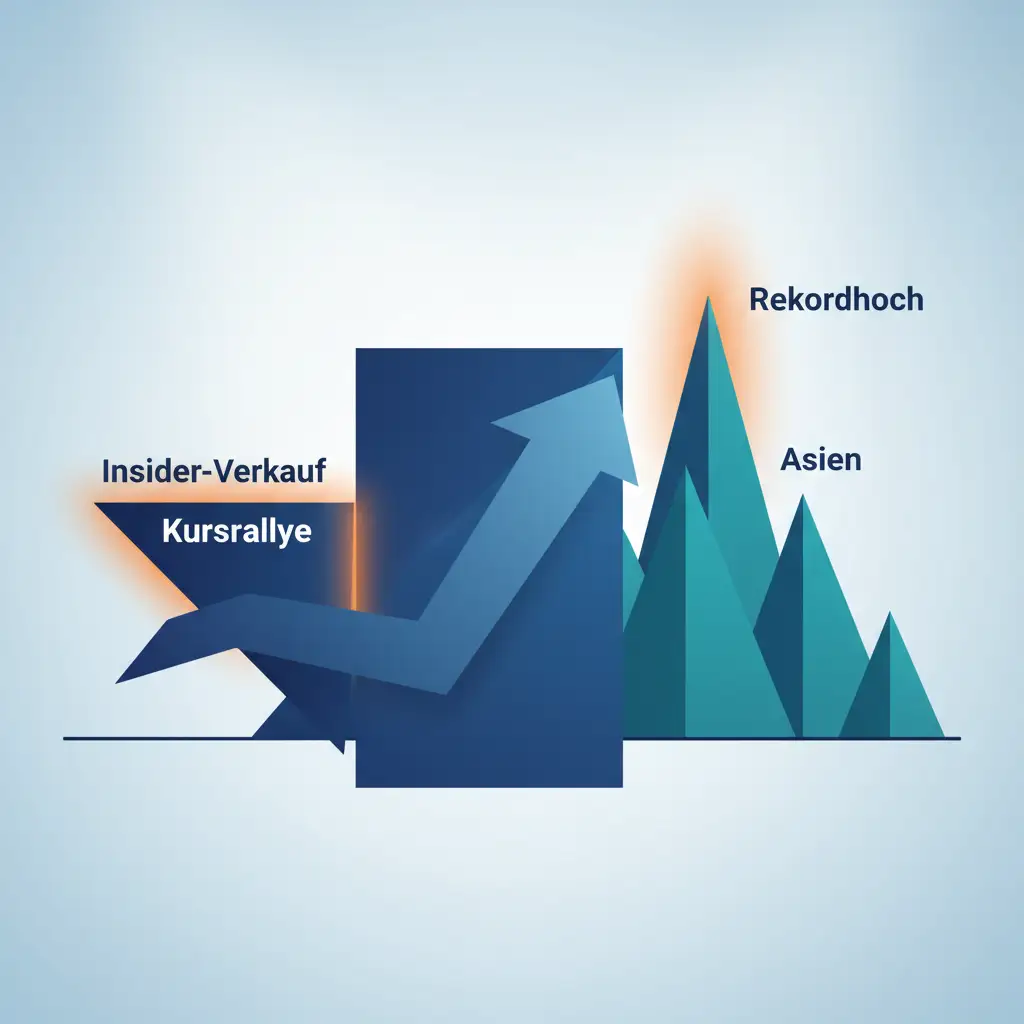 Cogent Insider-Verkauf nach Kursrallye; Asien startet mit Rekordhoch