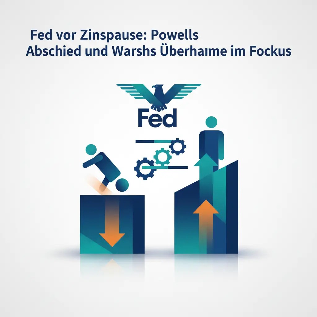 Fed vor Zinspause: Powells Abschied und Warshs Übernahme im Fokus