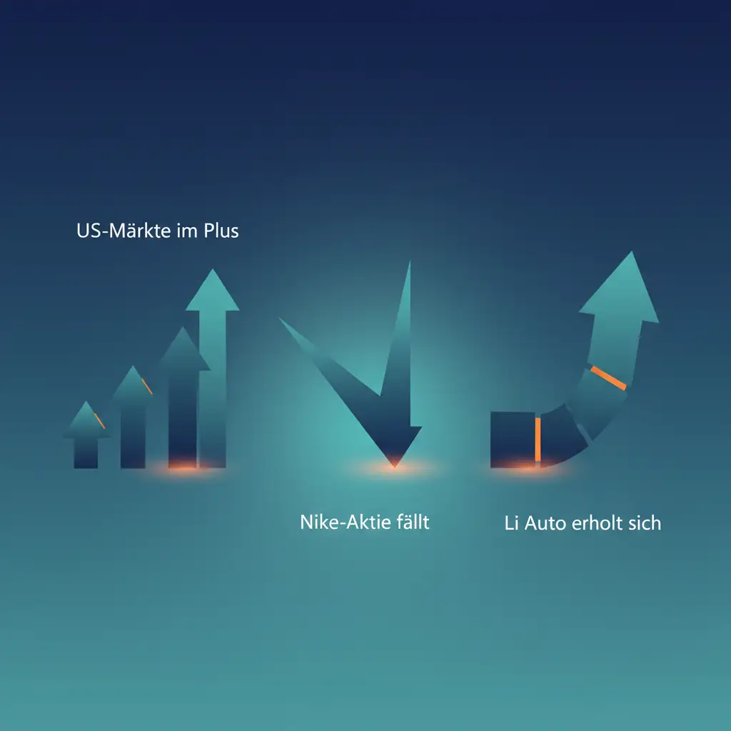 US-Märkte im Plus, Nike-Aktie fällt nach Q3-Zahlen, Li Auto erholt sich