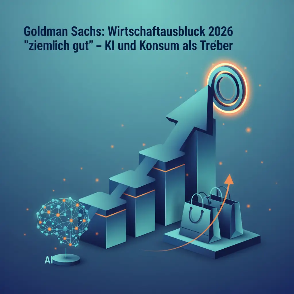 Goldman Sachs: Wirtschaftsausblick 2026 "ziemlich gut" – KI und Konsum als Treiber