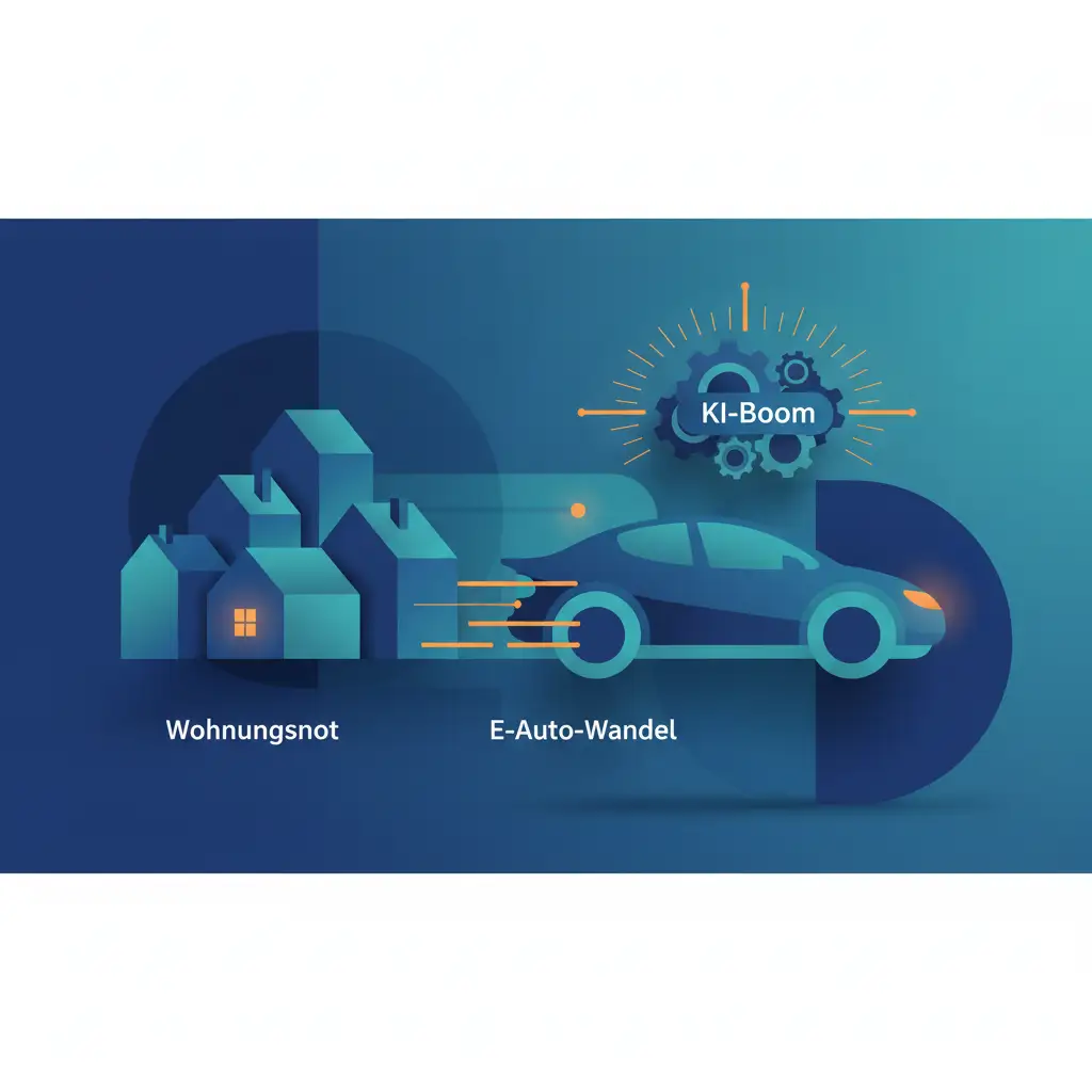 Wohnungsnot, E-Auto-Wandel & KI-Boom: Die Geldthemen der Woche