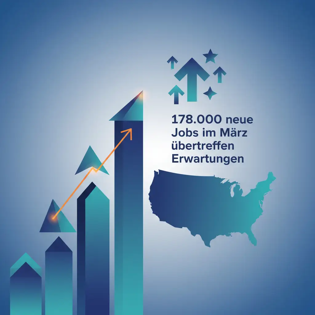 US-Arbeitsmarkt: 178.000 neue Jobs im März übertreffen Erwartungen
