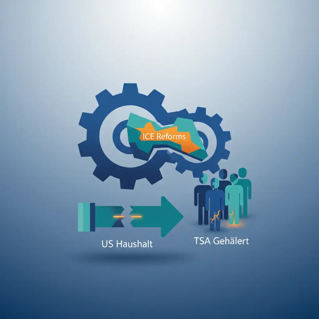 DHS-Finanzierungsstreit: ICE-Reformen blockieren US-Haushalt und TSA-Gehälter