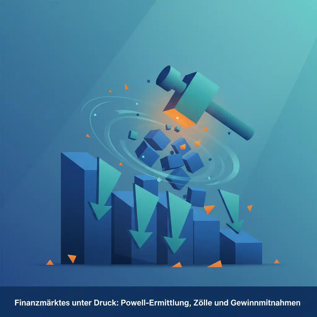 Finanzmärkte unter Druck: Powell-Ermittlung, Zölle und Gewinnmitnahmen
