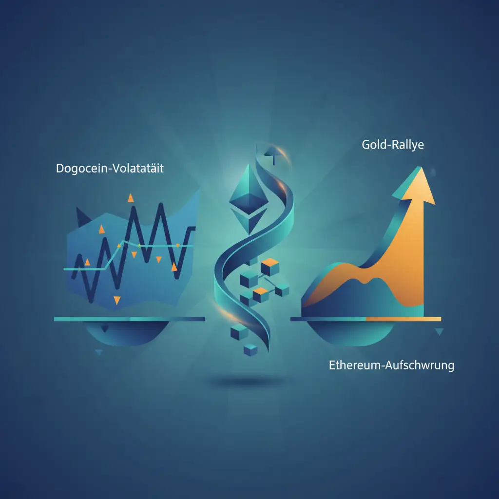 Analyst-Prognosen: Dogecoin-Volatilität, Ethereum-Aufschwung, Gold-Rallye