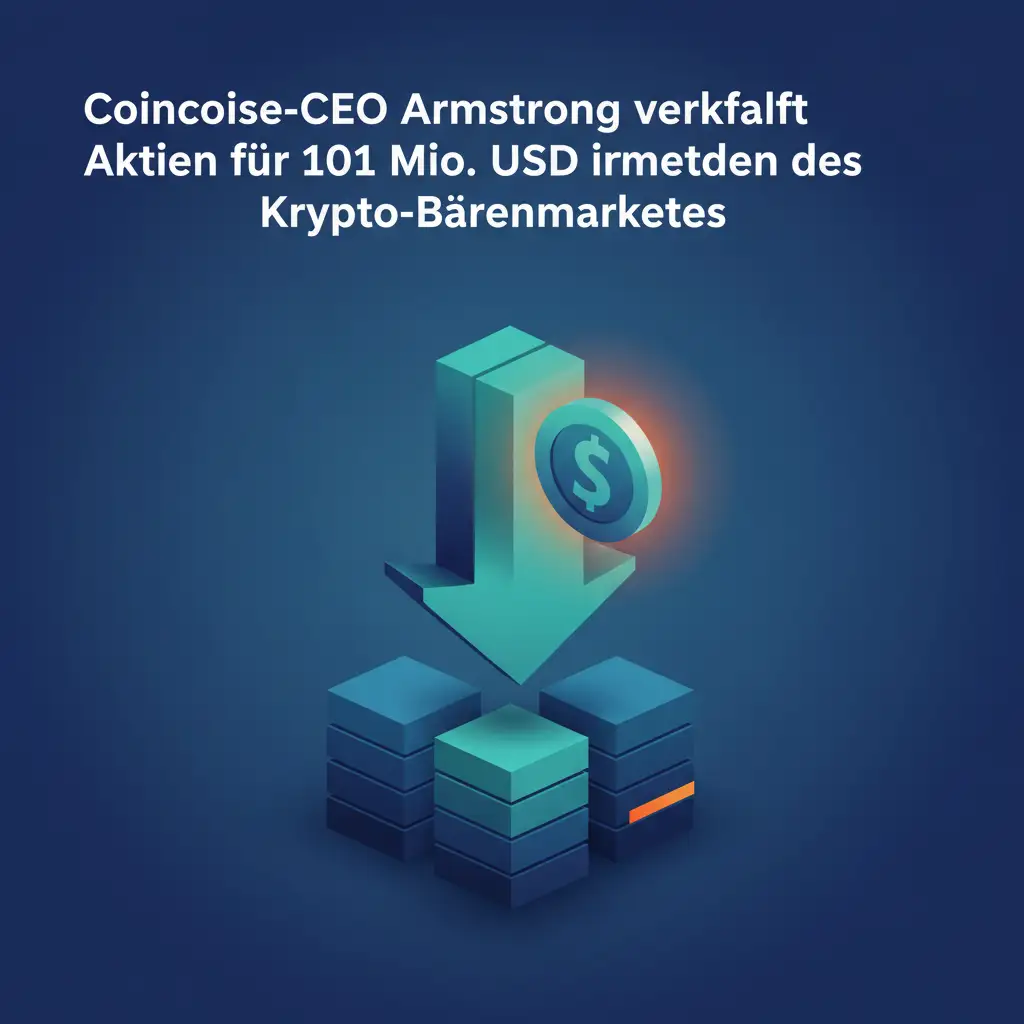Coinbase-CEO Armstrong verkauft Aktien für 101 Mio. USD inmitten des Krypto-Bärenmarktes