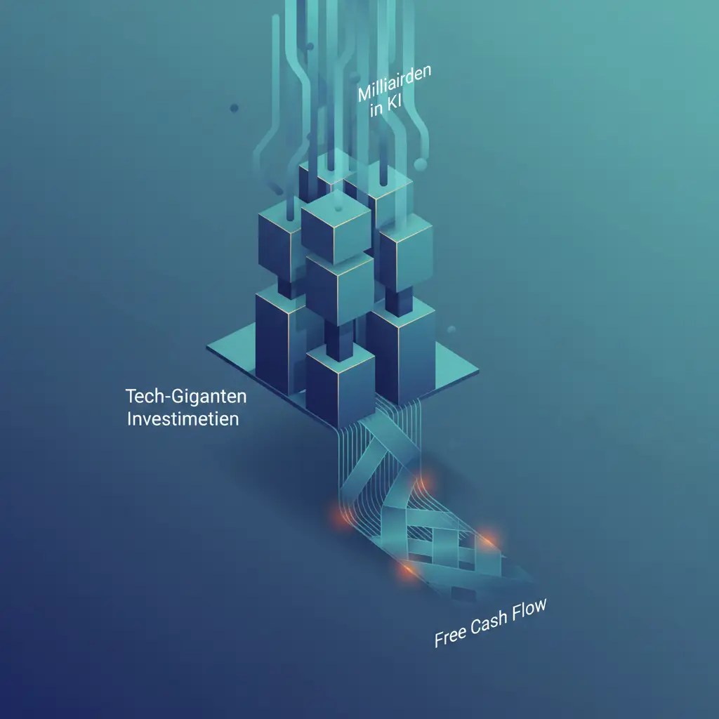 Tech-Giganten investieren Milliarden in KI: Free Cash Flow unter Druck