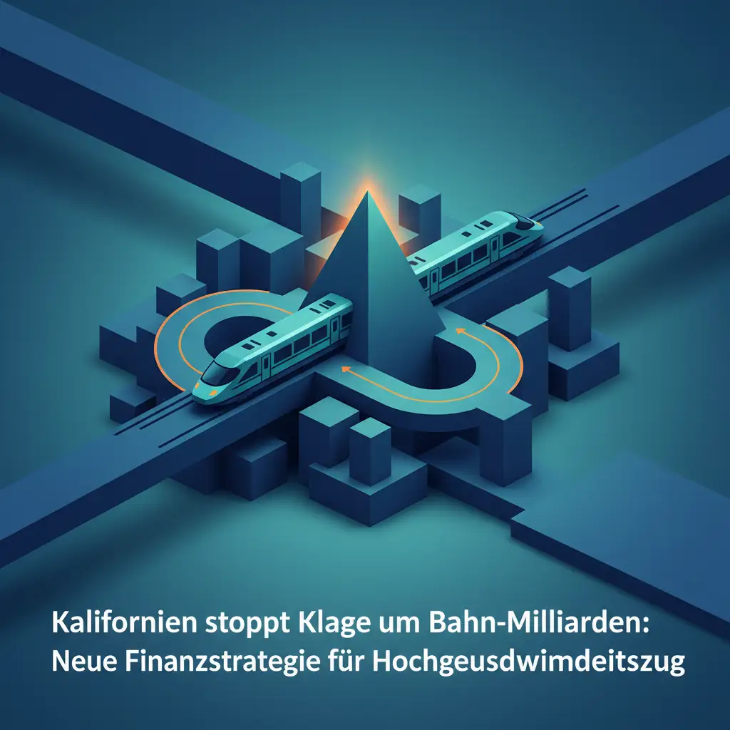 Kalifornien stoppt Klage um Bahn-Milliarden: Neue Finanzstrategie für Hochgeschwindigkeitszug
