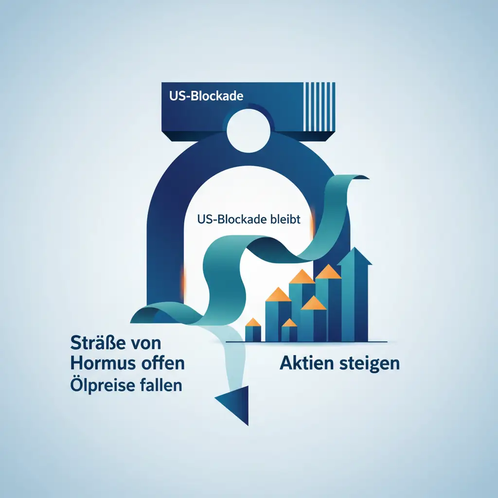 Straße von Hormus offen: Ölpreise fallen, Aktien steigen – US-Blockade bleibt