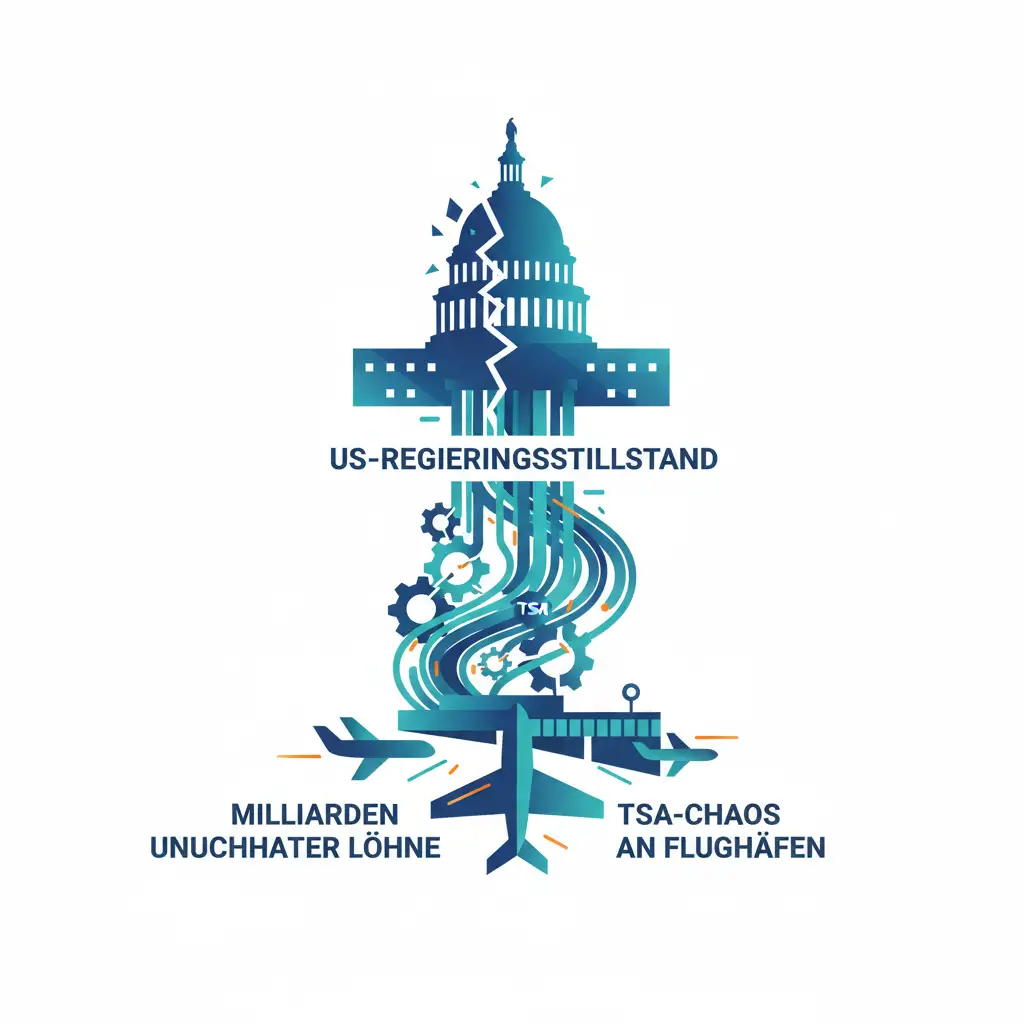 US-Regierungsstillstand: TSA-Chaos an Flughäfen und Milliarden unbezahlter Löhne