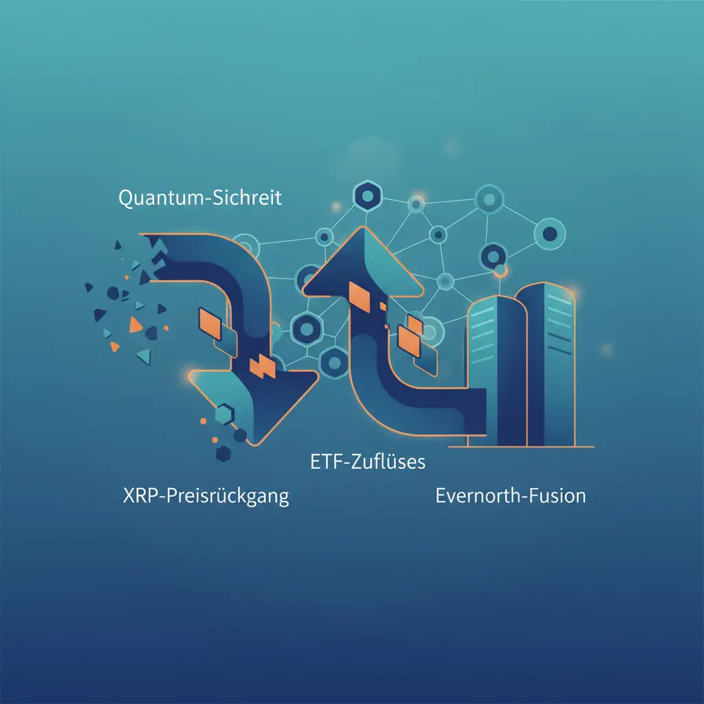 XRP-Preisrückgang vs. ETF-Zuflüsse: Quantum-Sicherheit & Evernorth-Fusion