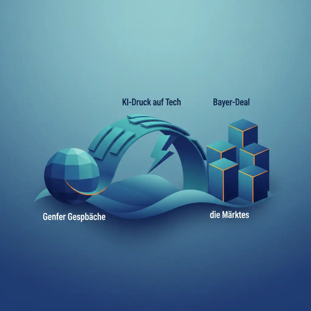 Genfer Gespräche, KI-Druck auf Tech und Bayer-Deal bewegen die Märkte