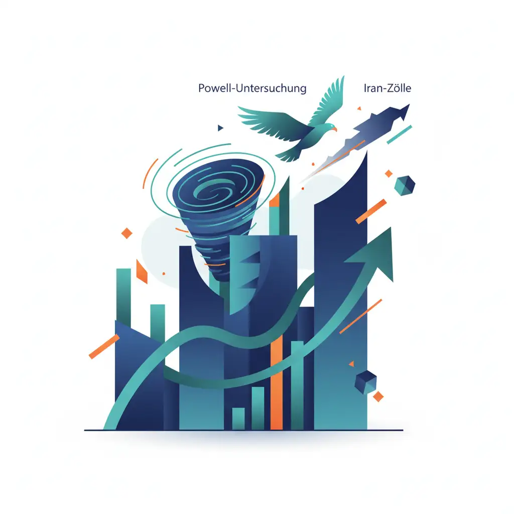 US-Finanzmärkte trotzen Powell-Untersuchung und Iran-Zöllen