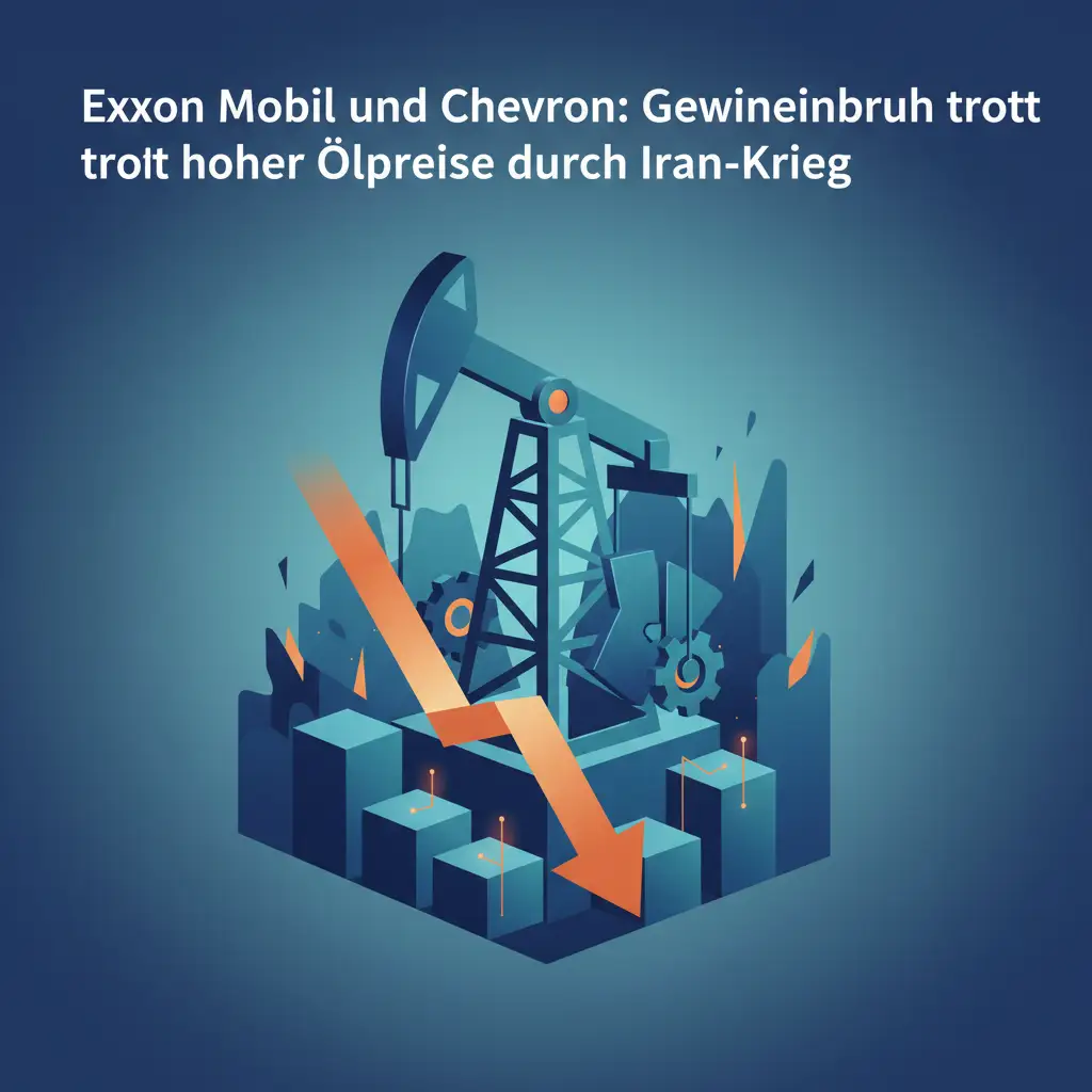 Exxon Mobil und Chevron: Gewinneinbruch trotz hoher Ölpreise durch Iran-Krieg