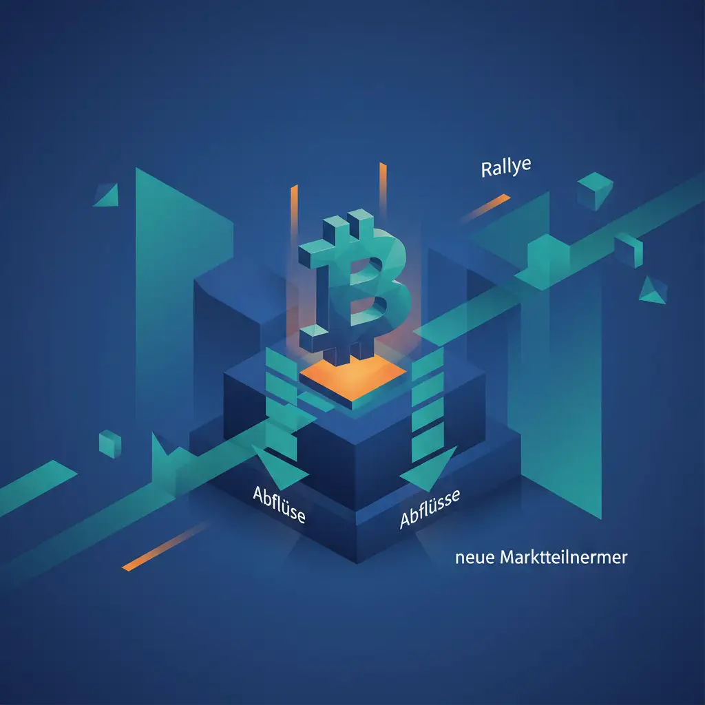 Bitcoin ETFs: Abflüsse trotz Rallye und neue Marktteilnehmer