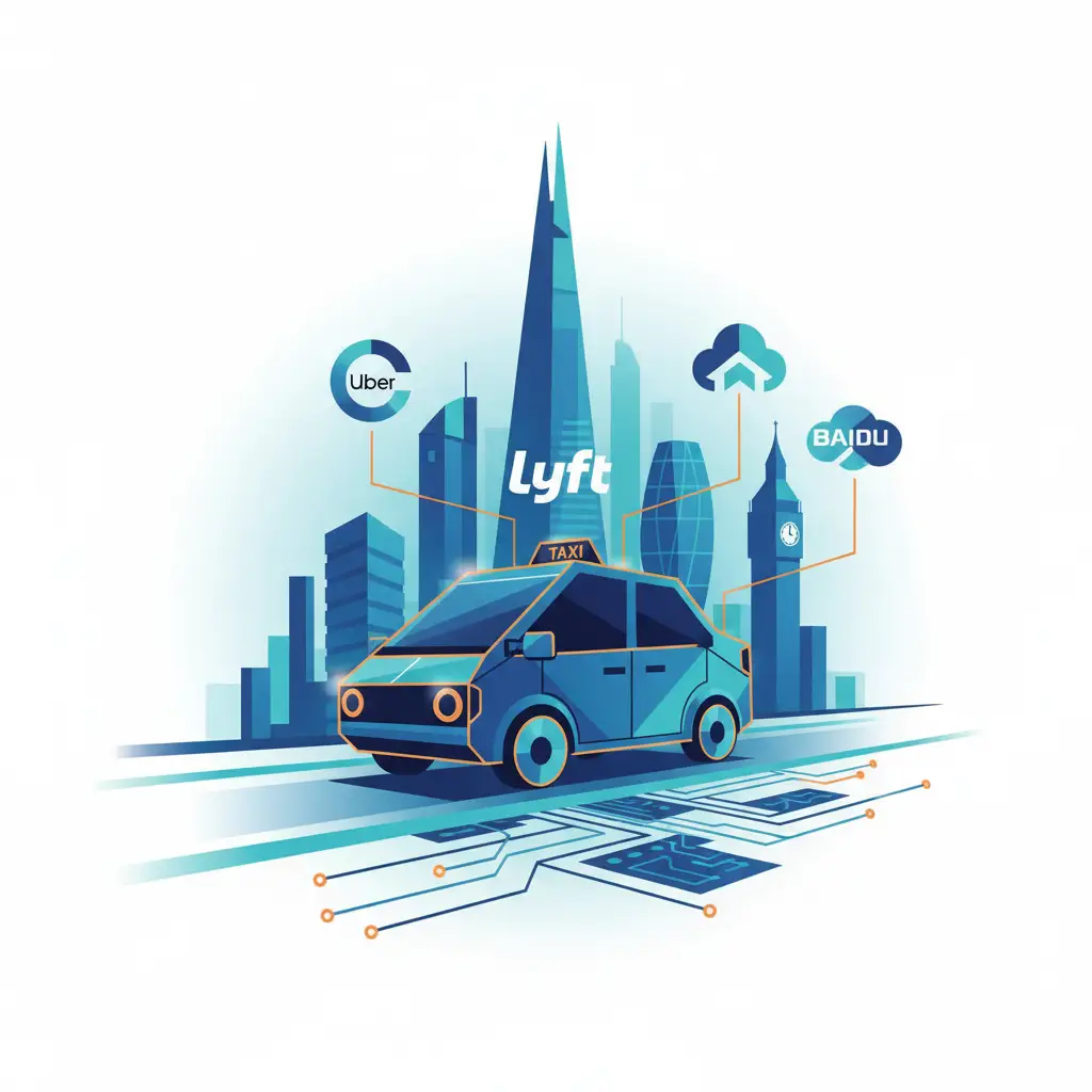 Robotaxis in London: Uber, Lyft & Baidu starten 2026 Pilotprojekte