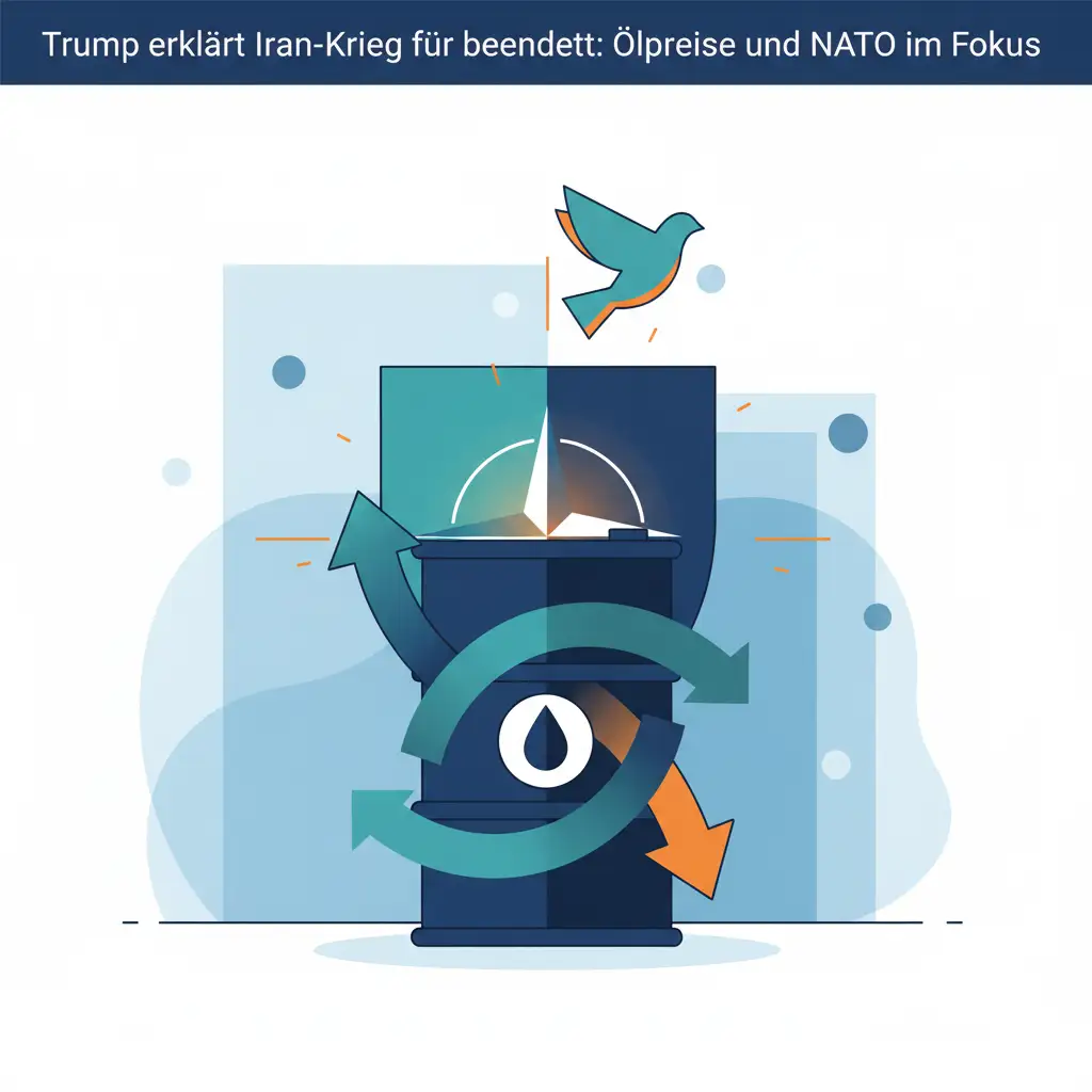 Trump erklärt Iran-Krieg für beendet: Ölpreise und NATO im Fokus