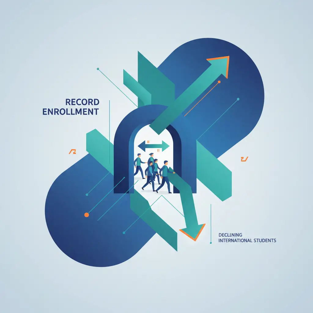 US-Hochschulen: Internationale Studentenrückgänge trotz Rekord-Immatrikulationen