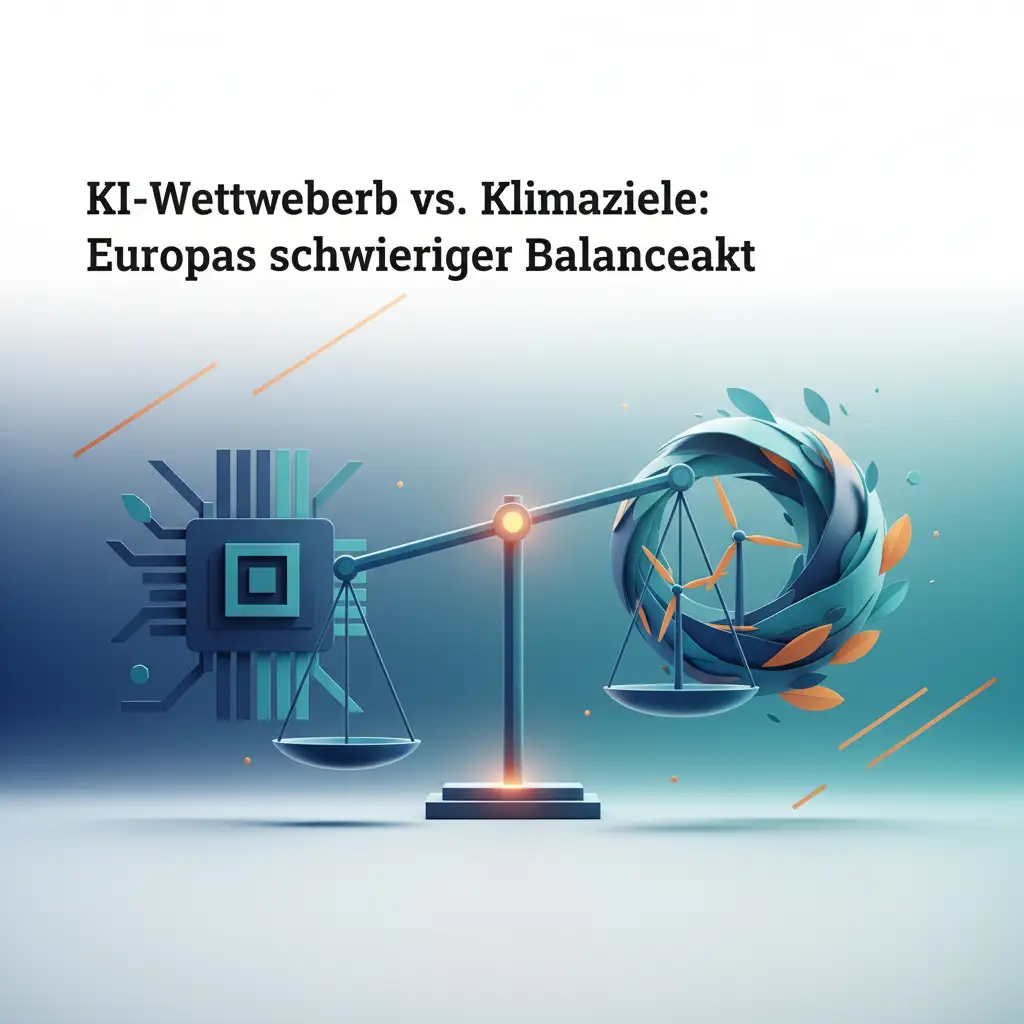 KI-Wettbewerb vs. Klimaziele: Europas schwieriger Balanceakt