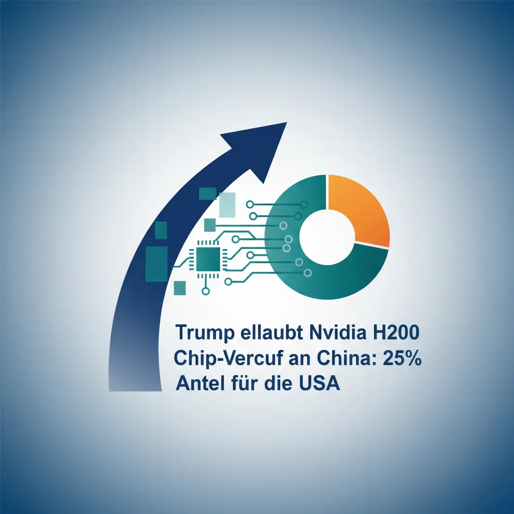 Trump erlaubt Nvidia H200 Chip-Verkauf an China: 25% Anteil für die USA