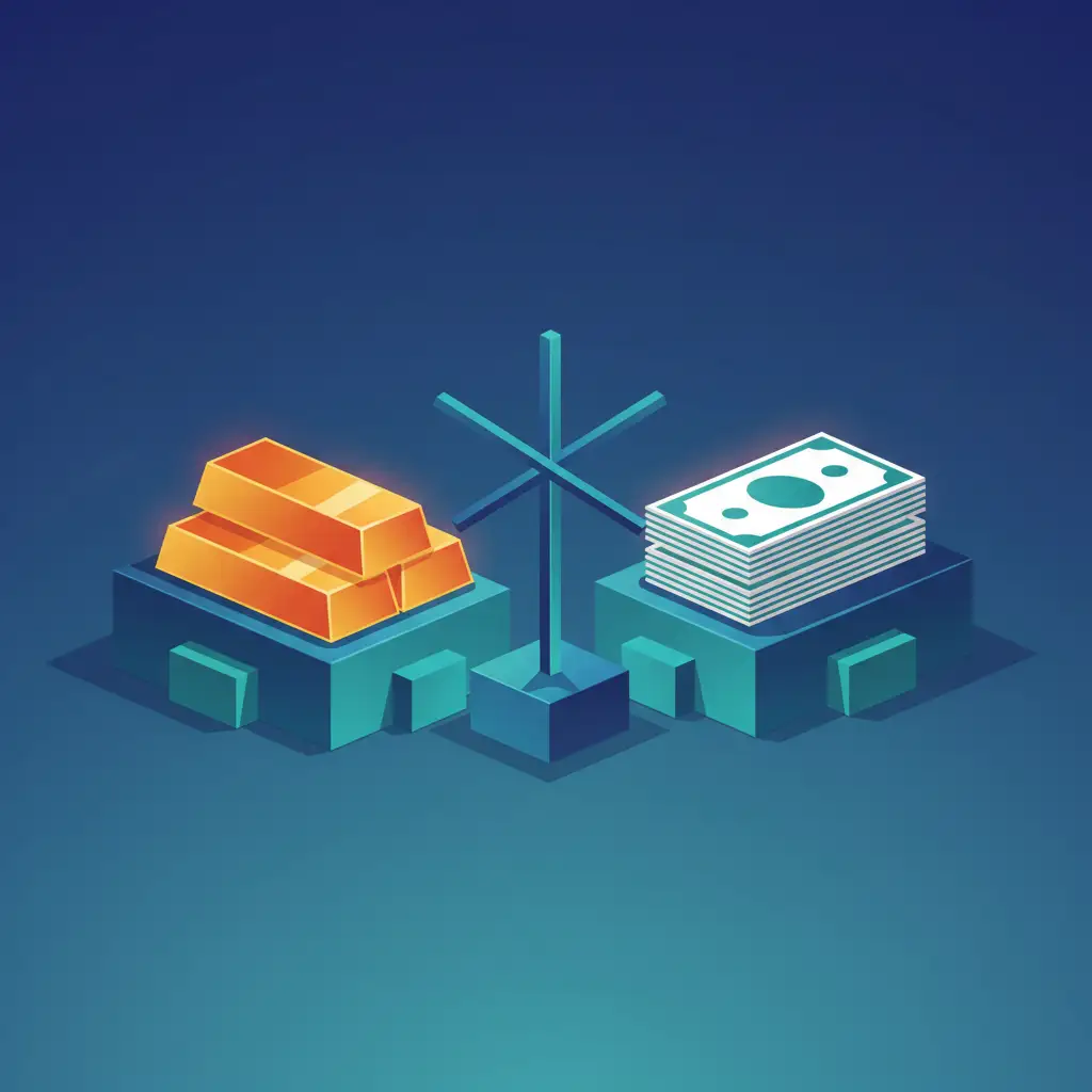 Notgroschen im Ruhestand: Gold vs. Bargeld – Was Rentner wissen müssen