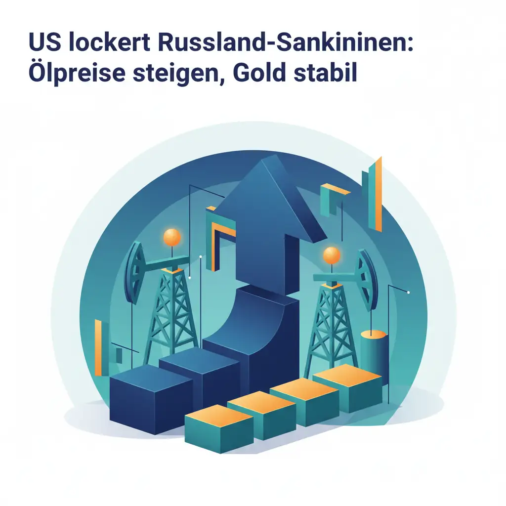 US lockert Russland-Sanktionen: Ölpreise steigen, Gold stabil