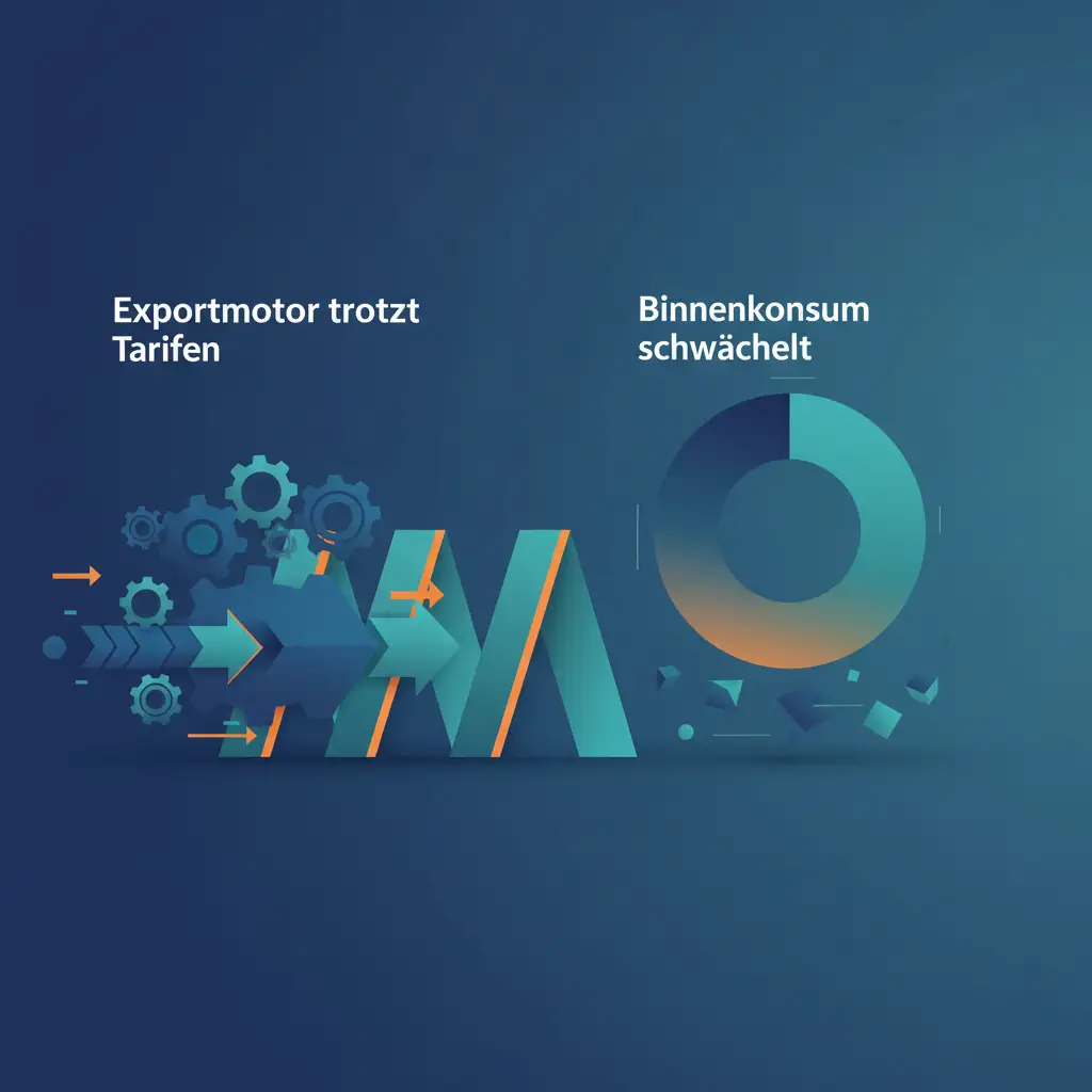 Chinas Wirtschaft 2025: Exportmotor trotzt Tarifen, Binnenkonsum schwächelt